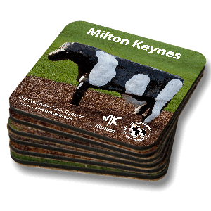 Milton Keynes Concrete Cows Coasters